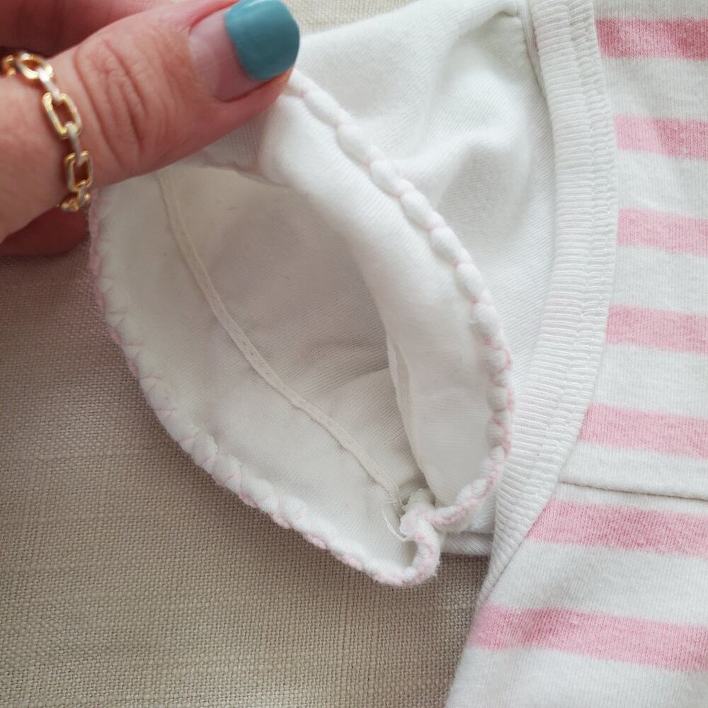 Vintage Striped Pantsuit + Shirt Set 9-12 months - Picture 4 of 8